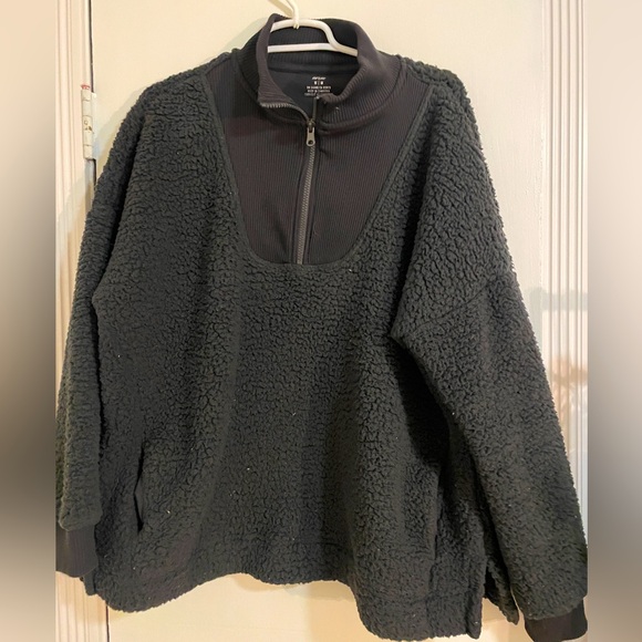Aerie Sherpa Quarter Zip - Picture 1 of 4
